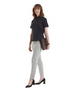 Uneek Ladies Pinpoint Oxford Short Sleeved Blouse